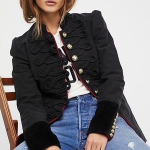 Free People Structured Military Blazer